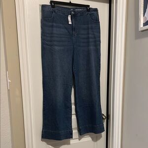 NWT NY&Co High Rise Wide Leg Jeans